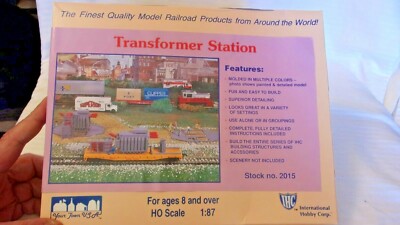 HO Scale IHC Transformer Station, Kit, #2015 BN Open Box