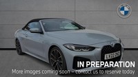 2022 BMW 4 Series 420i M Sport Convertible CONVERTIBLE Petrol Automatic