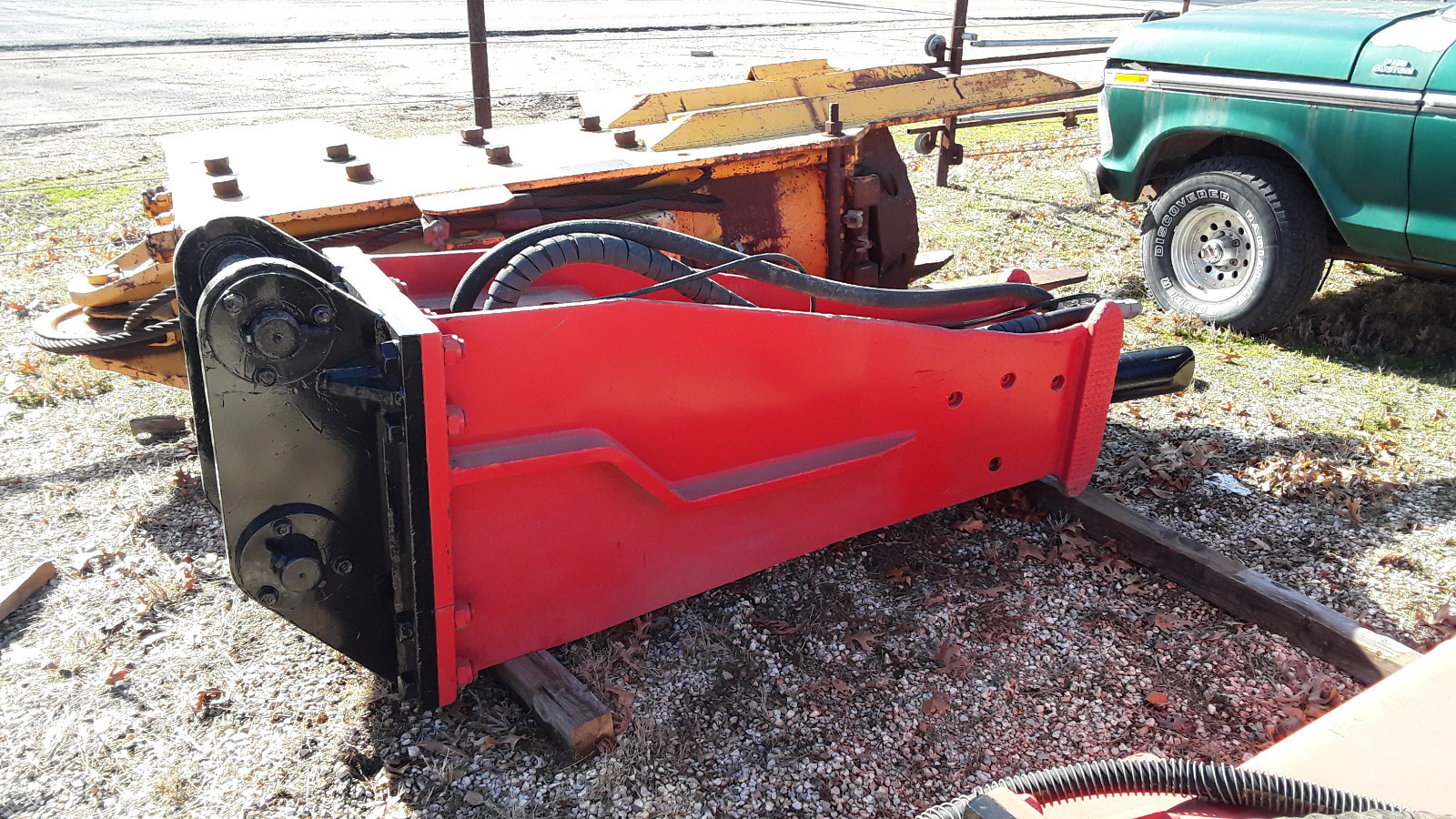 Allied / Krupp Hydraulic Breaker Hammer HM1500 5500lb Impact 26-40 Ton Carrier