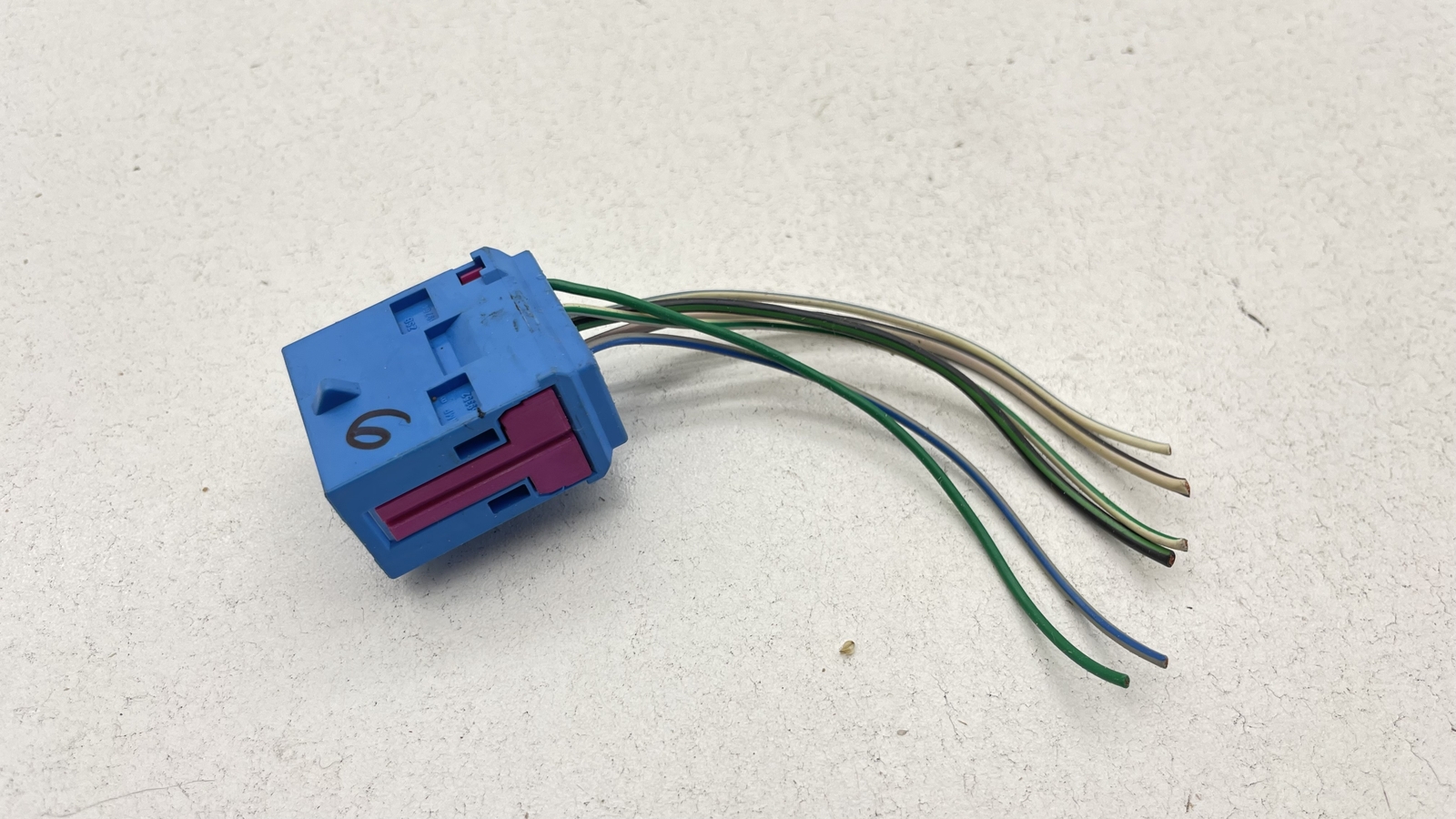 VW Audi Porsche Plug Housing Connector 6 Wire Pigtail OEM #1J0937743D