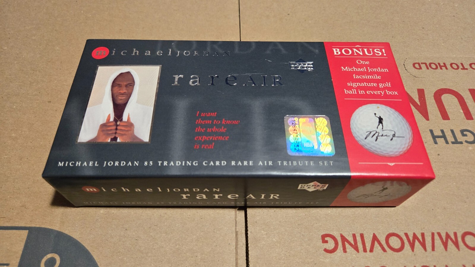 COMPLETE IN BOX Michael Jordan Rare Air Golf Ball Trading