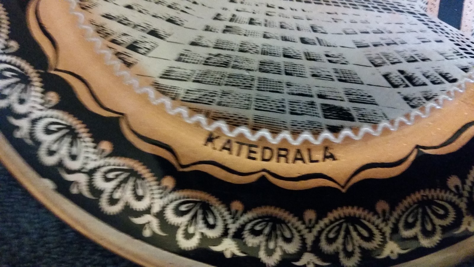 VTG Hand Painted Russian 