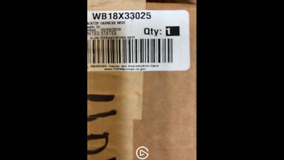 WB18X33025 NEW OEM GE electric range MAINTOP HARNESS WIRE