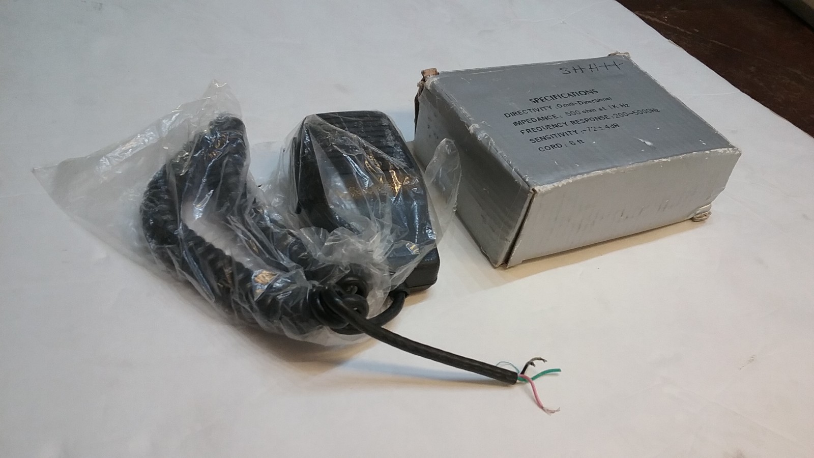 (NEW)  CB MICROPHONE  OLD STOCK DYNAMIC 4-WIRE  (30 DAY GAR)