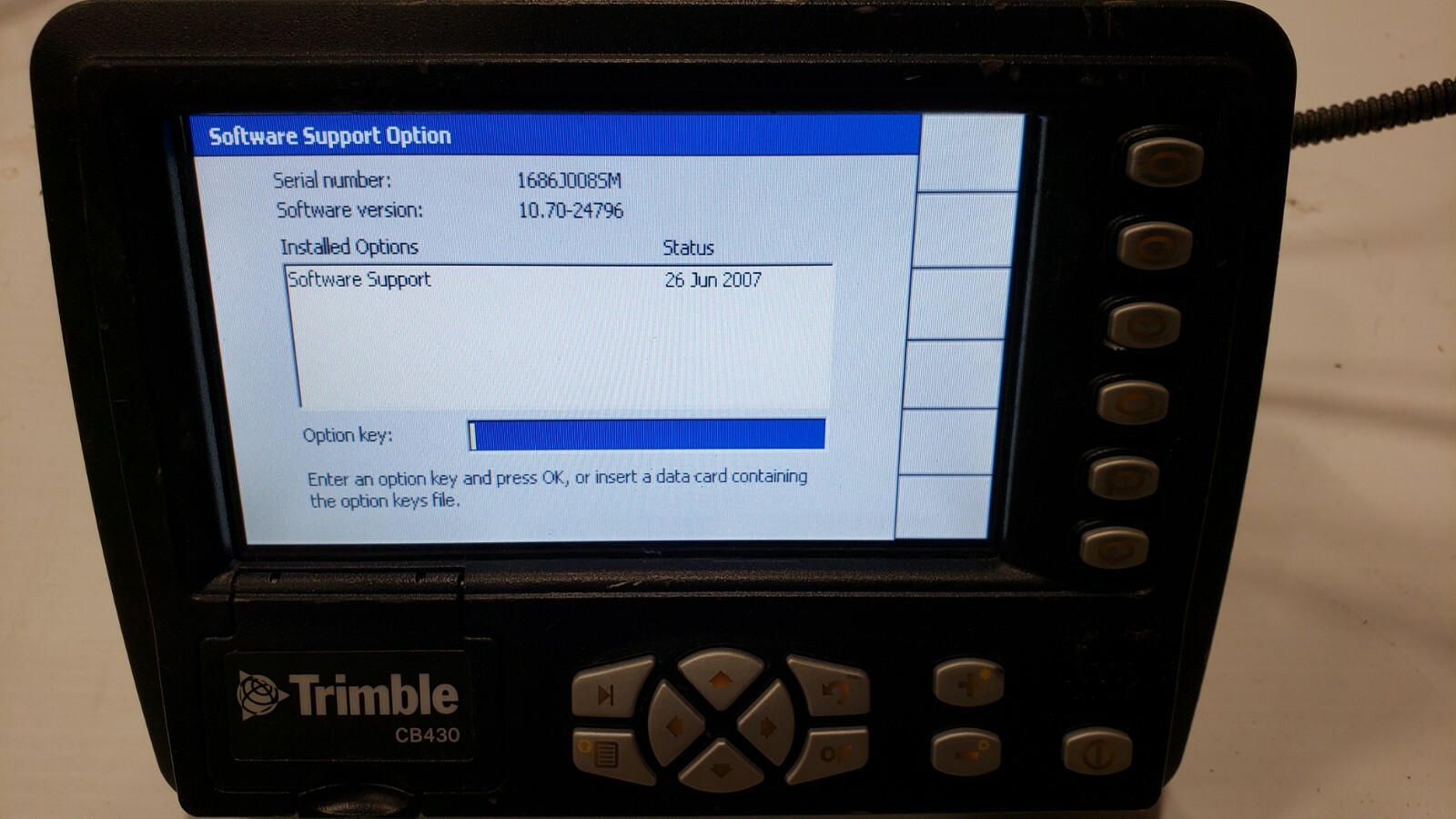 Trimble CB430 Control Box for GSC900 Grade Control System