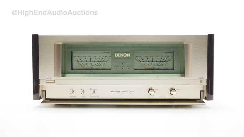 Denon POA 3000RG Audiophile Classic Solid State Power Amplifier w OG Box Manual