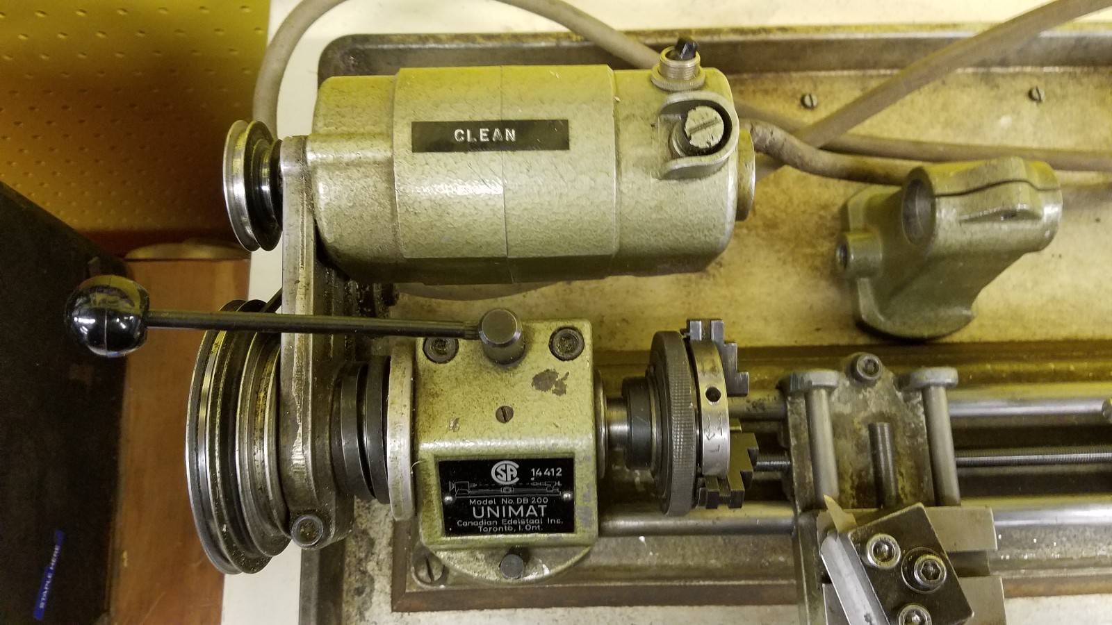 Unimat-SL - Watchmakers, or Jewelers Lathe - Model DB-200 - Very Good Condition