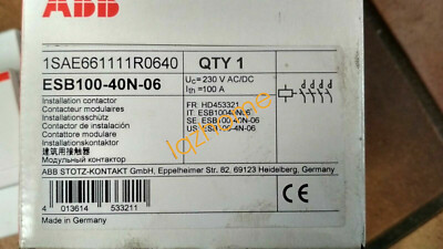 1PCS ABB  ESB100-40N-06 Brand new fast shipping#DHL / FedEx