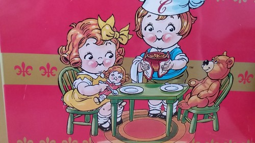 Campbell's Advertising Tin Tray with Bear EUC 14