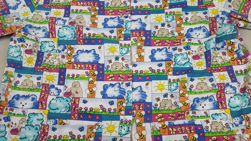 scrubs station brand Bees Bears And Honey Button Up Scrub Jacket Size XL