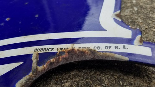 MEMBER CONSOLIDATED TOURS PORCELAIN SIGN VERY RARE EARLY 1900'S GAS STATION