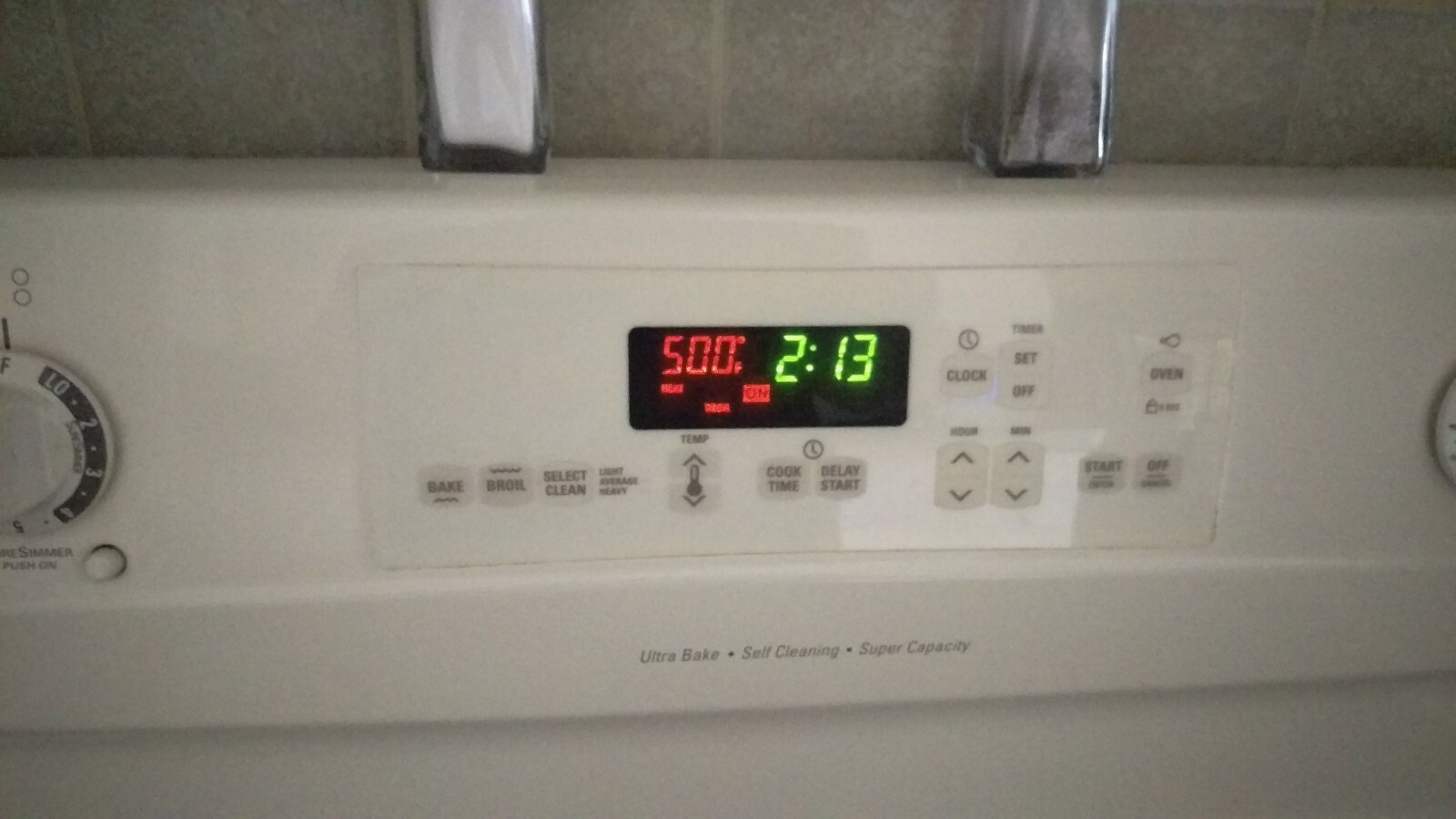 Kenmore Electric Range Control Panel 8522442 C1Backguard,White,8272434 Complete