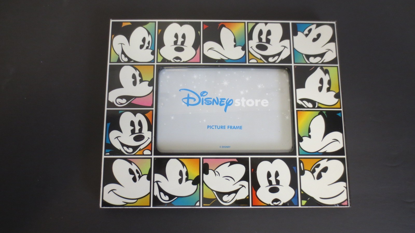 Mickey Mouse Disney Store Picture Frame 8 X 10 Holds 4 x 6 Picture NEAT!