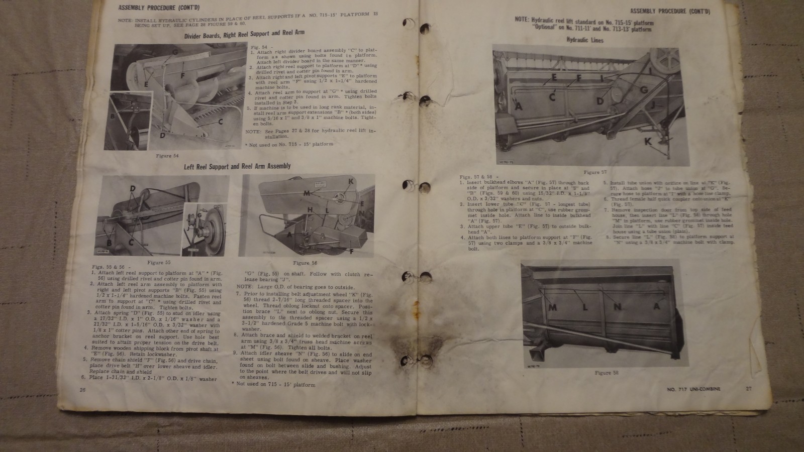 New Idea 717 Uni Combine Operator's Manual UC-106