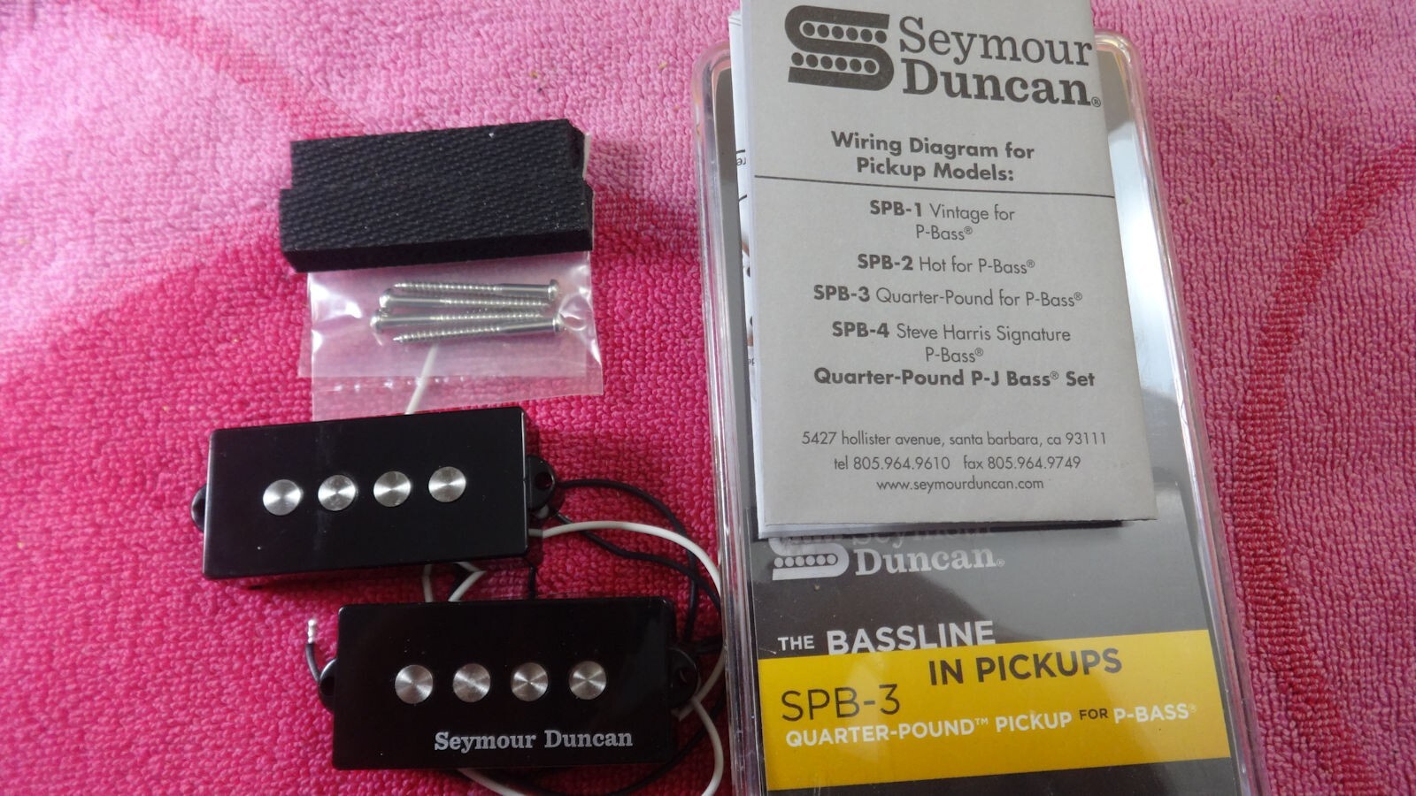Steve Harris Signature spb-4 ベースピックアップ（スティーブ