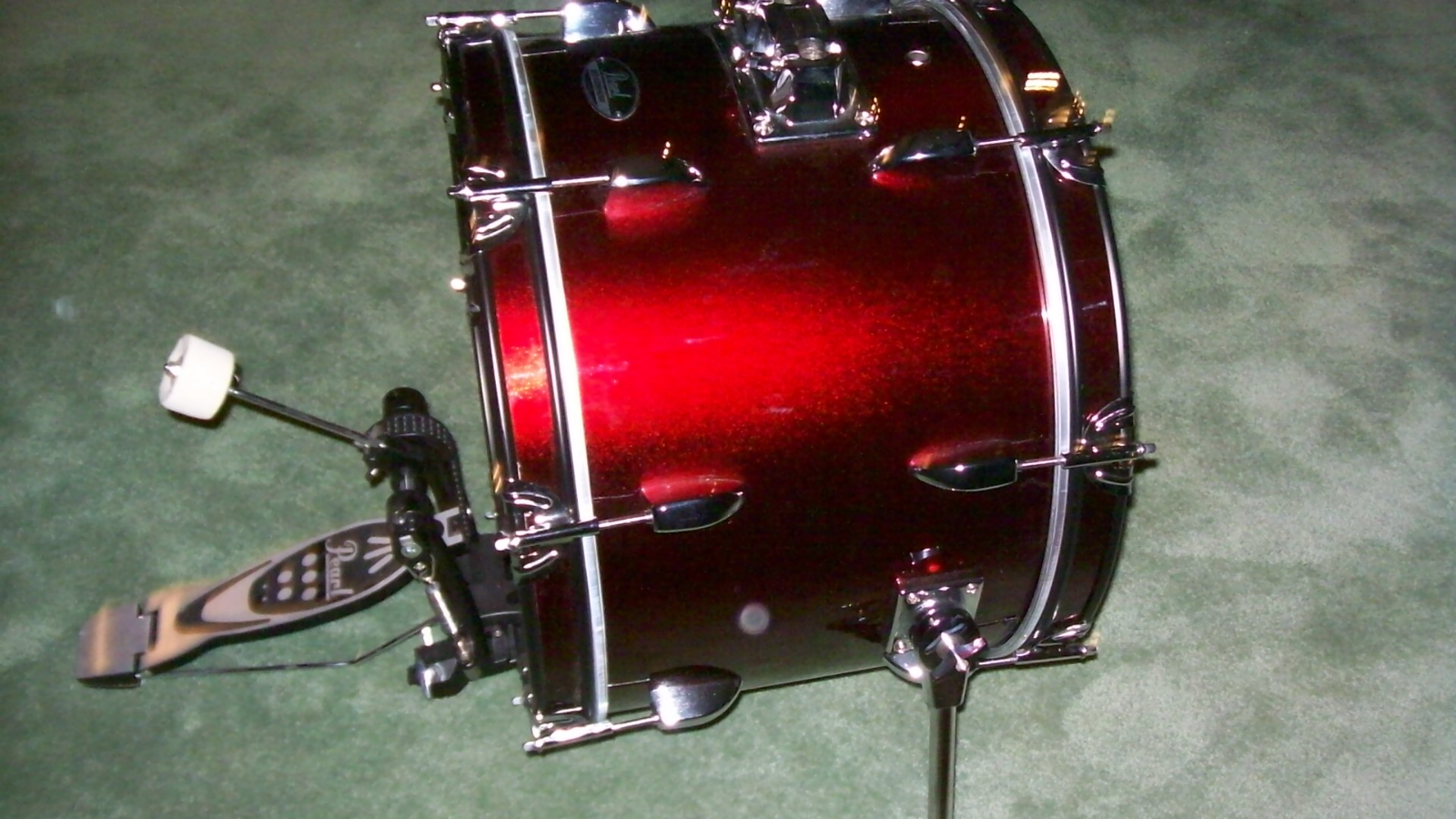 Pearl Roadshow Bass Drum, wine red