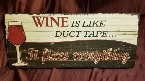 Wine Is Like Duct Tape It fixes Everything Saying Print Picture Frame. Very nice