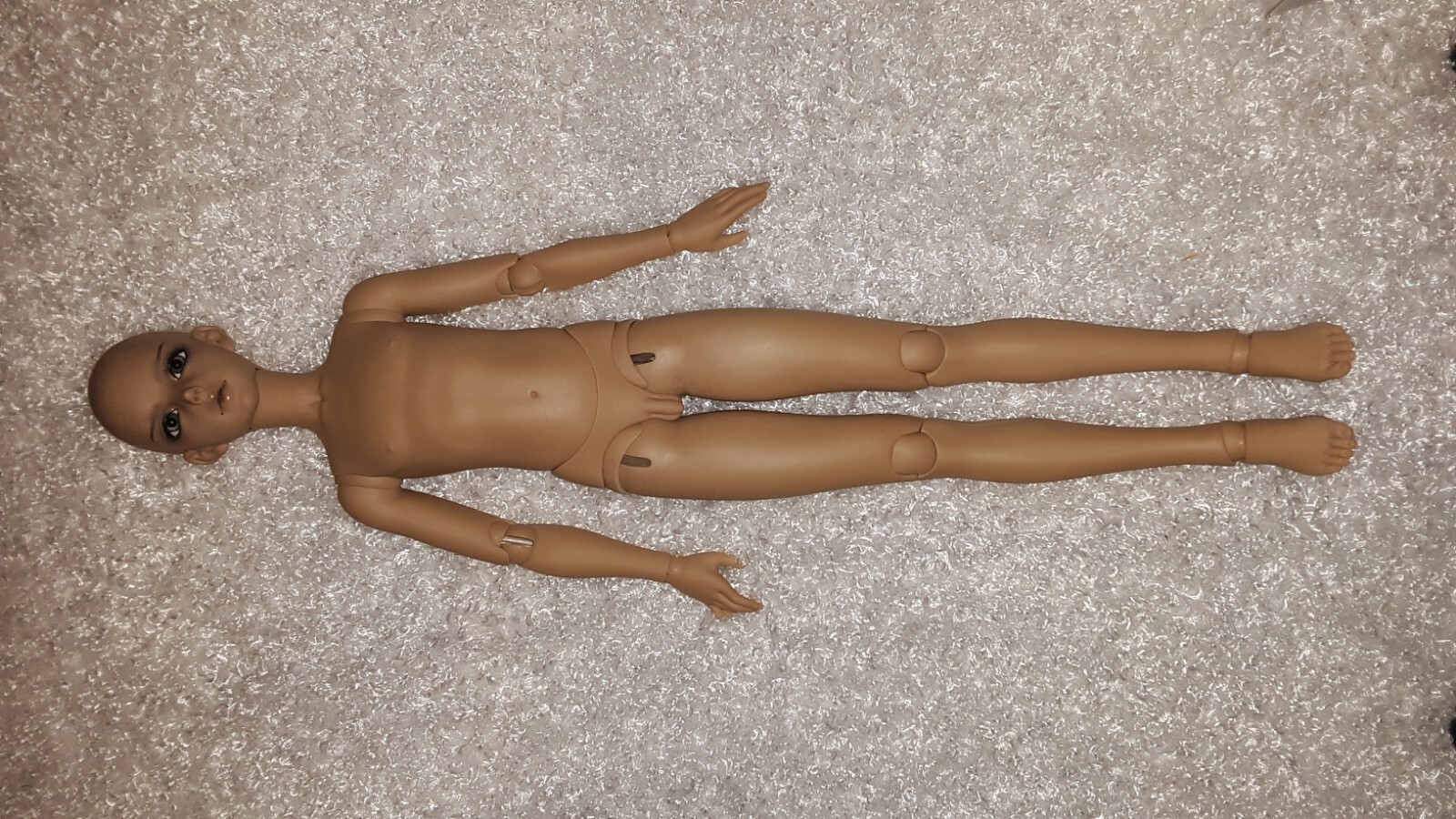 Luts Claus delf real skin  brown Sd bjd coa orig box