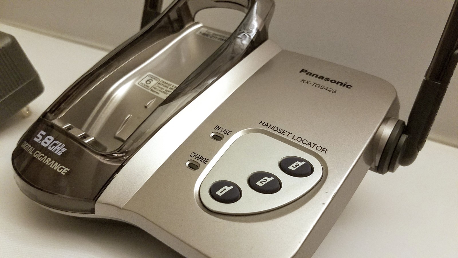 Panasonic KX-TG5423 5.8 GHz Base Station and AC Adapter