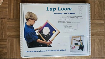 Vintage Lap Loom kit in original box 12'' x 16'' Harrisville