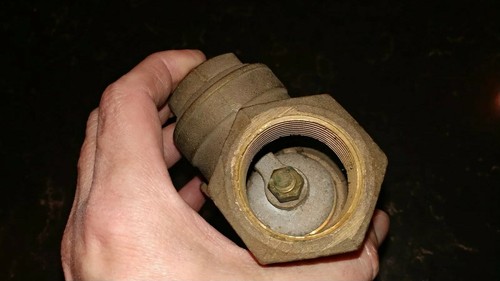 Vintage Kennedey 1 1/4 inch Brass Valve - 125 K/V - Steampunk