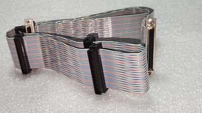 SCSI HPDB68 68-Pin IDC Ribbon Cable 3,6ft , 2 Female & 4 Male +LVD/SE Terminator