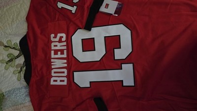 Brock Bowers Georgia Red Jersey Bulldogs Playoff Patch