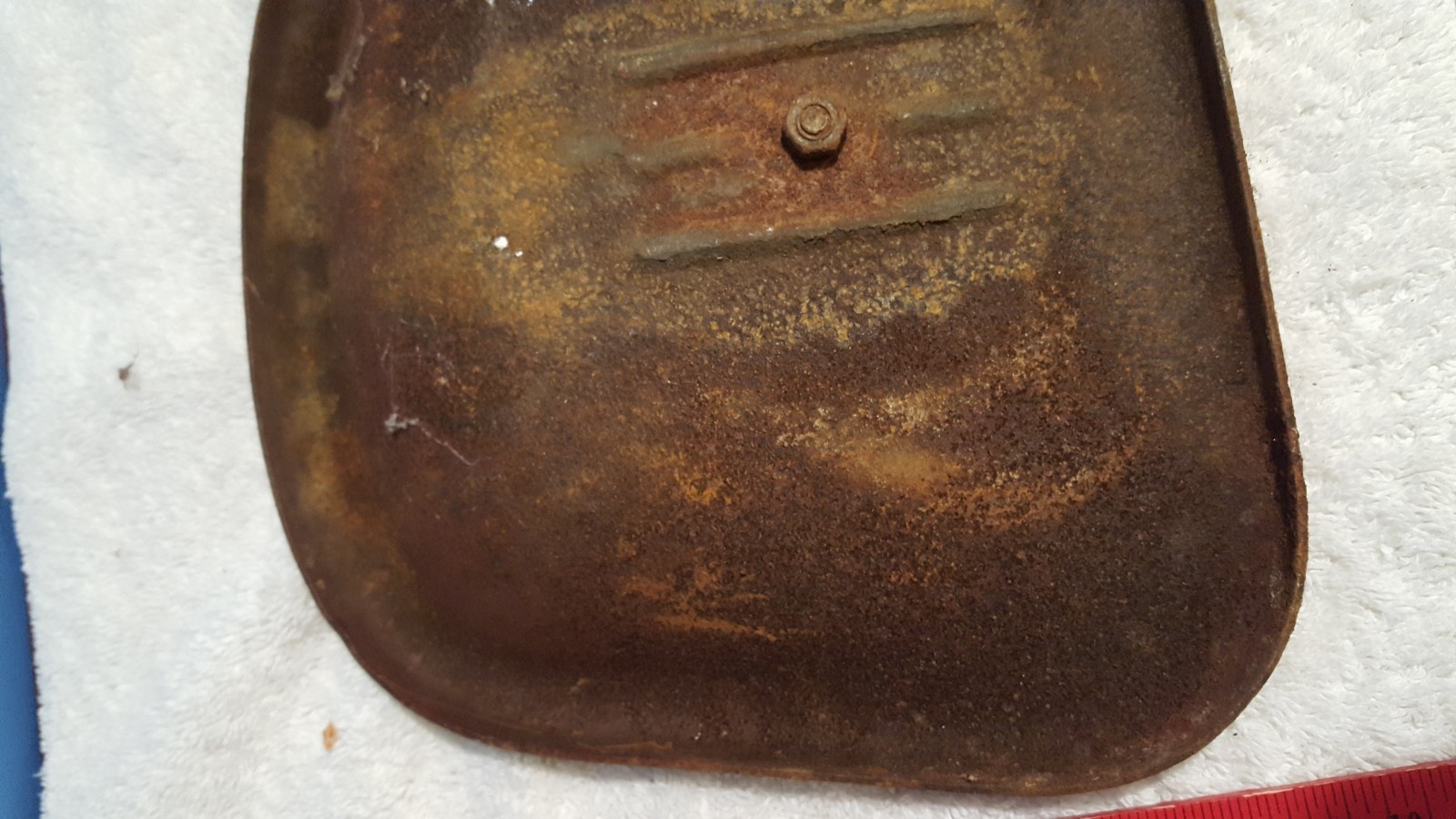 vintage metal toy tractor seat for peddle tractor