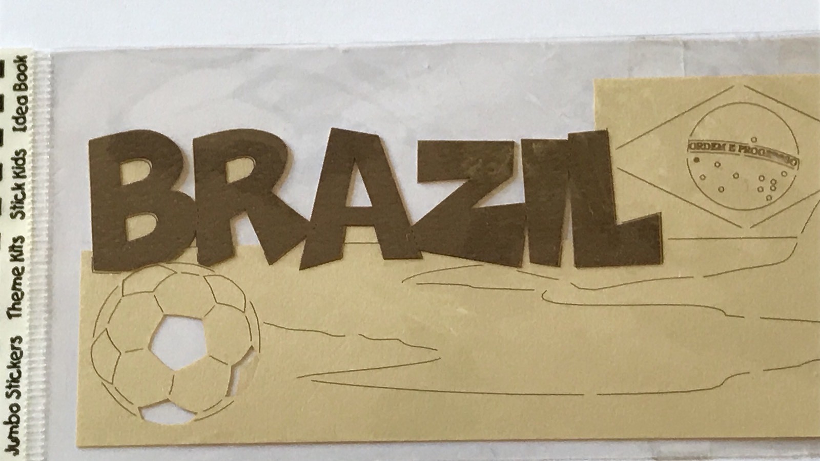 NIP 8 INCH BRAZIL STAMPING STATION LASER DIECUT MT CORCOVADO SOUTH AMERICA TRIP