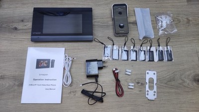 TMEZON MZ-M710 Video-Türsprechanlage, 1080P Türklingel mit Kamera, I35248