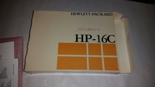 HP 16C Computer Scientist Calculator, Excellent Condition, Sealed Manual,  Box