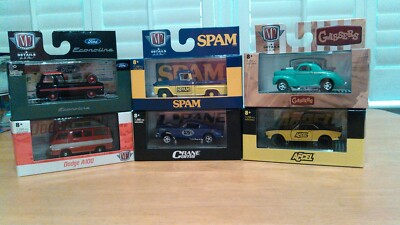 M2 Machines Auto Meets 2021 Complete Set of 6 With Display Case R56 NEW