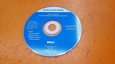      Dell Applications Tools Reinstalling Dell Installed Software Disc Only