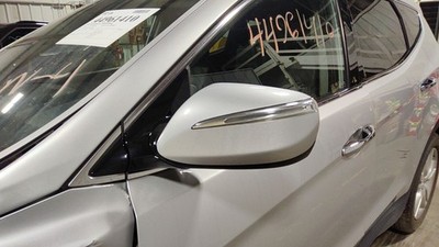 13-18 Hyundai Santa Fe LH Driver Power Heated Door Mirror (Moonstone Silver 3D)