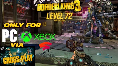 All Platforms Borderlands 3 Instant Max Level (72) Via Cross-Play ONLY  