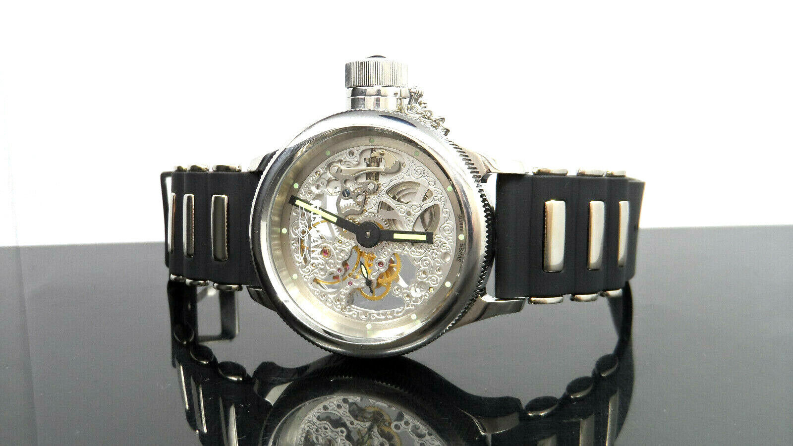 Invicta 3468 Russian Diver Mechanical Exhibition Dial Men's Invicta 3468 Russian Diver Mechanical Exhibition Dial Men's
