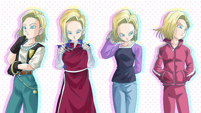 Anime dragon ball xenoverse 2 android 18 blonde earring Playmat Game Mat Desk