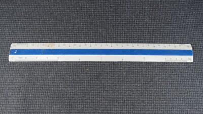 (B15) Pro/Art #340 Plastic Drafting Architects Scale Ruler -8-scale Flat 4 Bevel