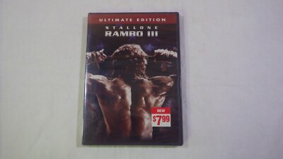 NEW! SEALED! Rambo III 3 [1988] (DVD, 2006, Ultimate Edition) Sylvester Stallone
