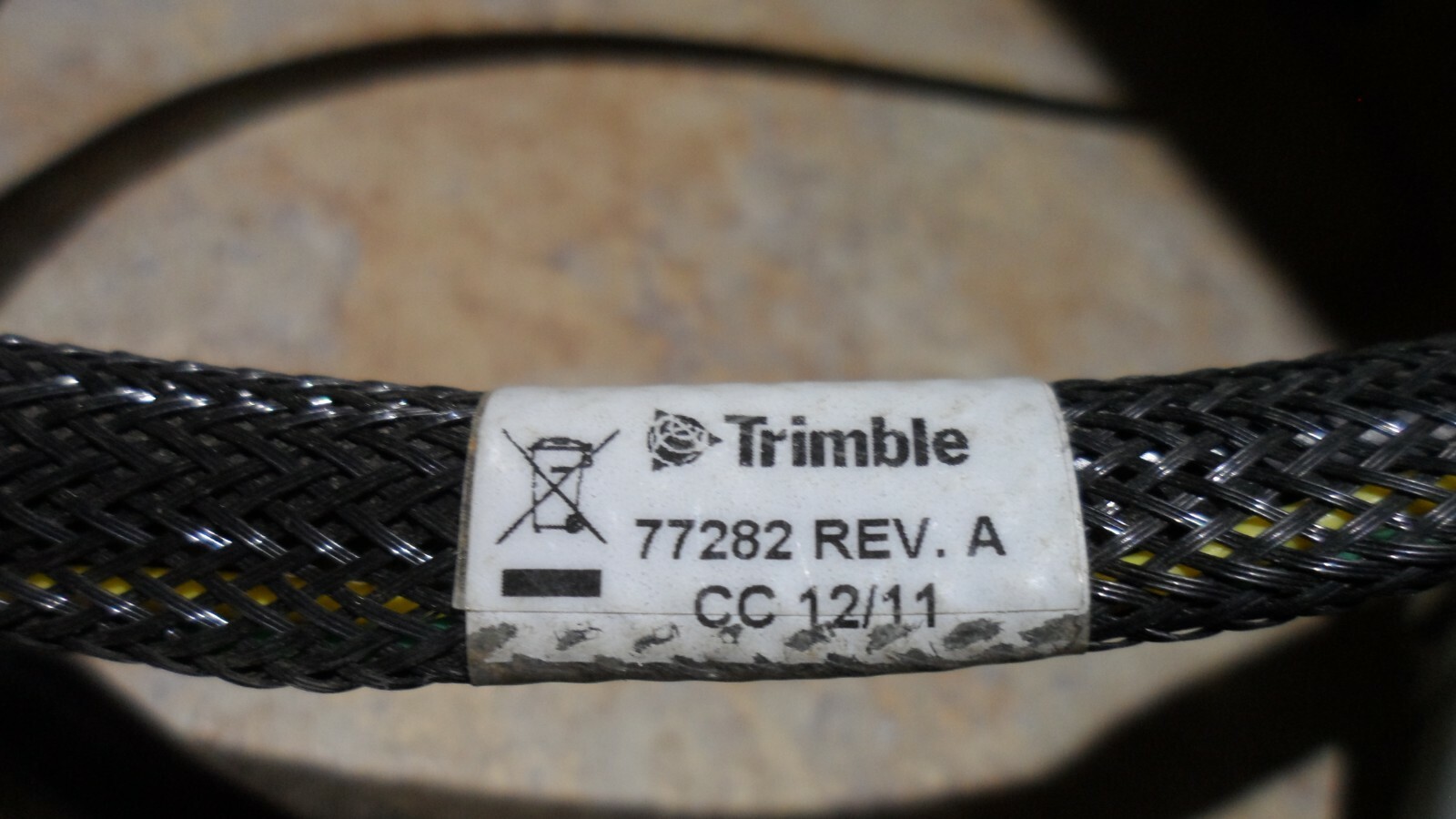 Trimble CFX750 / CASE IH FM750  - Upper Power Cord (77282)