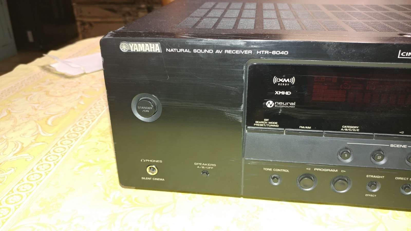 Yamaha natural sound AV receiver HTR -6040