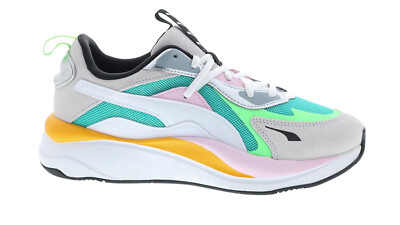 

Puma RS-Curve Aura 37578401 Женские синие белые синтетические кроссовки Lifestyle, Белый, Puma RS-Curve Aura
