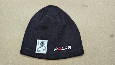 BUFF Polar Black Beanie Hat Size One Size Lined Outdoor Mountain