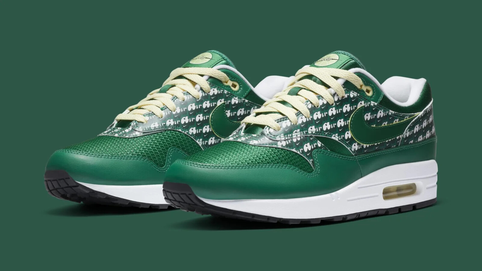 

Мужские кроссовки NIKE AIR MAX 1 PRM LIMEADE CJ0609-300 US6-12, Зеленый, Nike Air Max 1