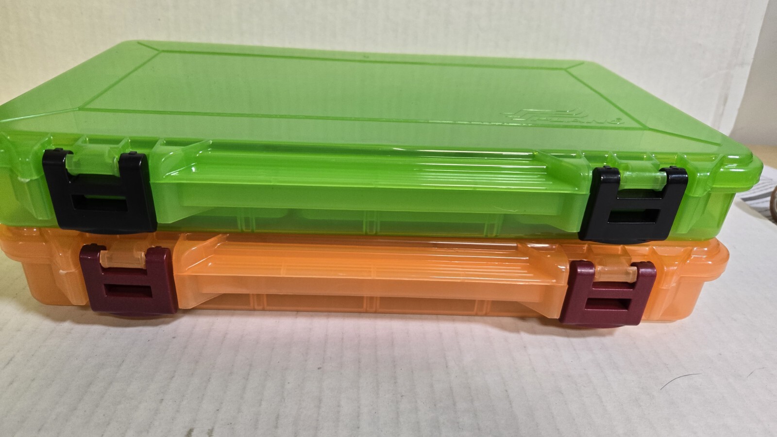 New Lot of 2 Plano #3750 Stowaway Plastic Tackle Boxes Crafts Storage  13.5x8 | eBay