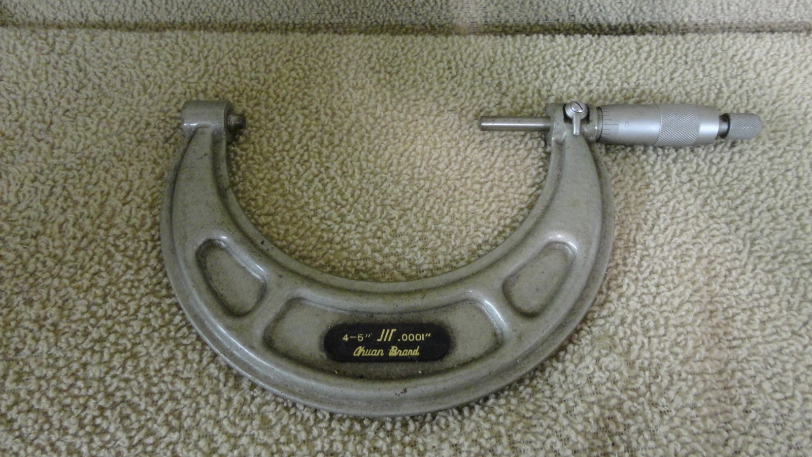 CHAUN BRAND MACHINEST MICROMETER SET OF 5  Item# 6009-1000