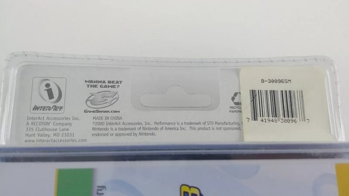 New- Performance Nintendo N64 Memory Card (123 pg) & Storage Case Combo Pack