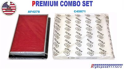 COMBO Engine & Cabin Air Filter set for NISSAN ALTIMA 3.5L MAXIMA MURANO QUEST