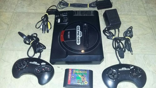Sega Genesis Model 1 w/ pagemaster game/ 2 controllers (free shipping)