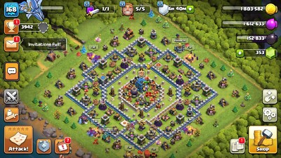 TH 12 168 lvl GOOD DEF | 60-65-40 Heroes | CHEAP